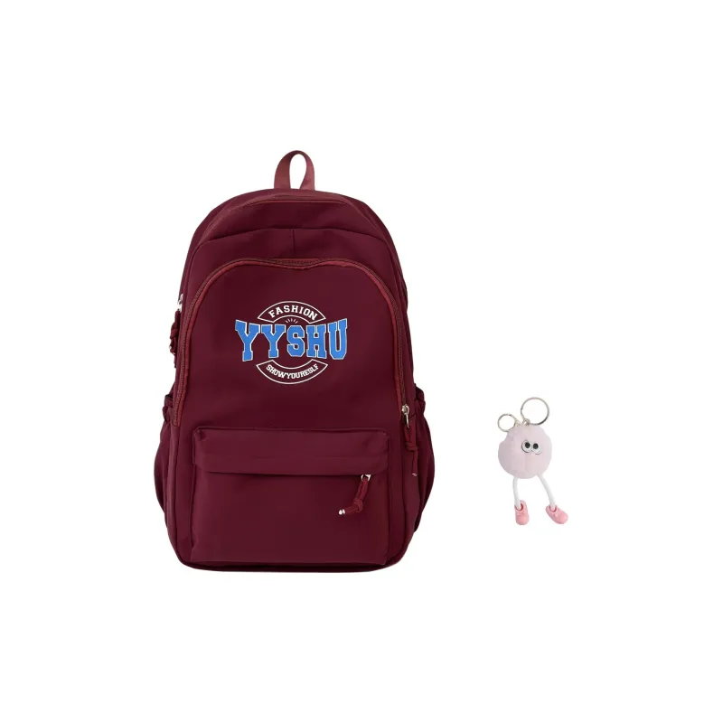 BRABOSTON Nylon Backpack Regular Unisex White/Black/Pink/Red/Blue-11