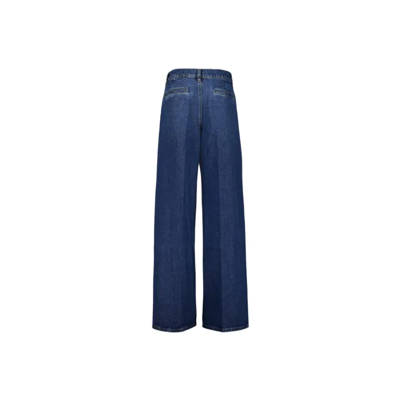 FRAME High Waist Wide Leg Jeans-1