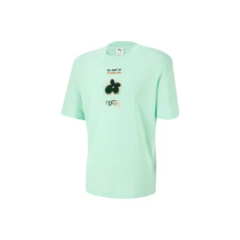 PUMA SS23 T Shirt Unisex Mint Green