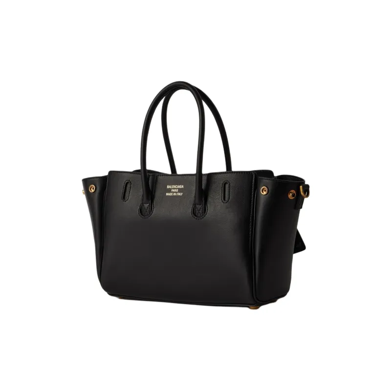 Balenciaga Bel Air Calfskin Tote Bag, Shopping Bag, Shoulder Bag, Crossbody Bag, Handbag Mini Women's Black-1