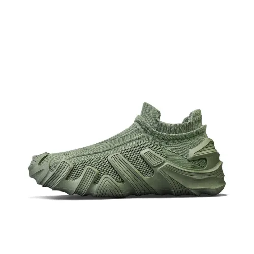 AMICNIEGD Slip Resistant Breathable Lightweight Mid Top Casual Shoes Men's