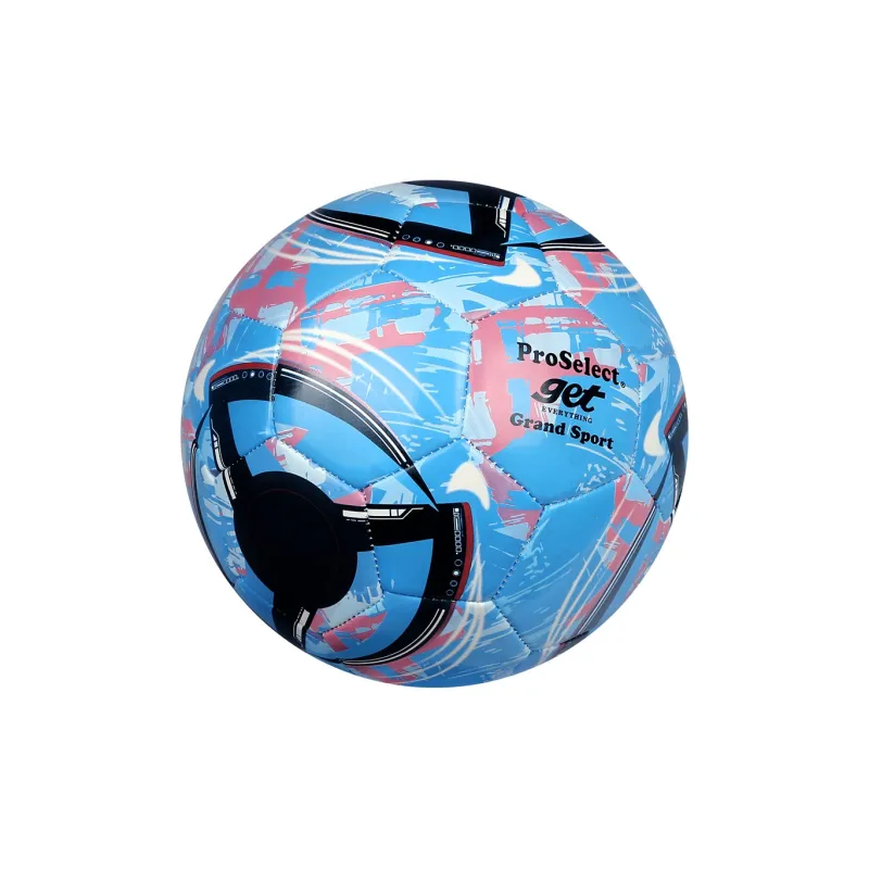 ProSelect Size 5 Soccer PU Machine Stitched Soccer Ball Unisex Blue-2