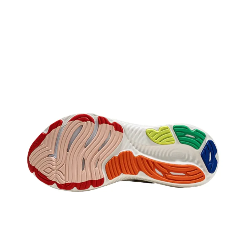 JZD x Brooks Glycerin 22 Cushioning Wear Resistant Low Top Running Shoes Men's White-4