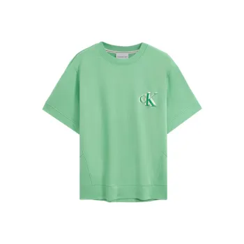 CALVIN KLEIN T Shirt Men's Literary Turquoise Green