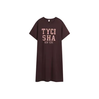 Sha Qian Nightgown Women's Chocolate