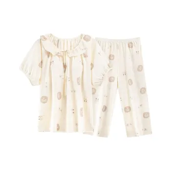 XISHE Pajama Set Women's Light Khaki