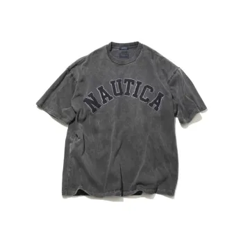 NAUTICA JAPAN Drop Shoulder Sleeve T Shirt Men's