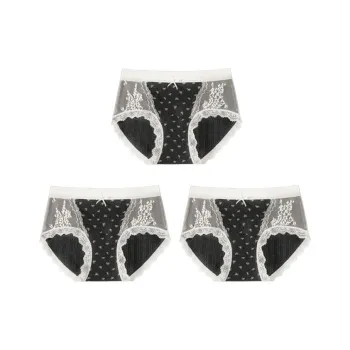 Strawberry Buttercream Underpants Women's 3 Pack Dark Gray