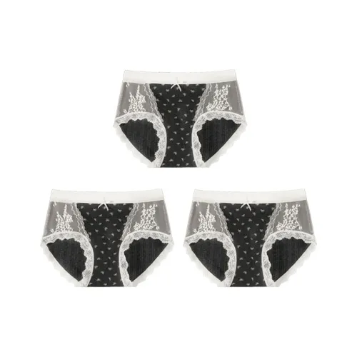 Strawberry Buttercream Underpants Women's 3 Pack Dark Gray