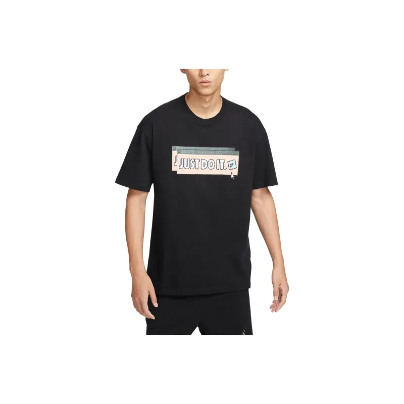 Nike T Shirts Men Black-0