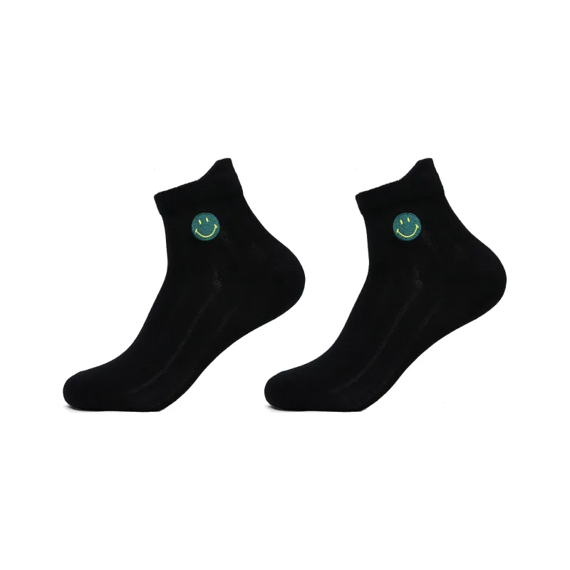 SMILEY Mid Calf Socks Unisex Combo Set-6