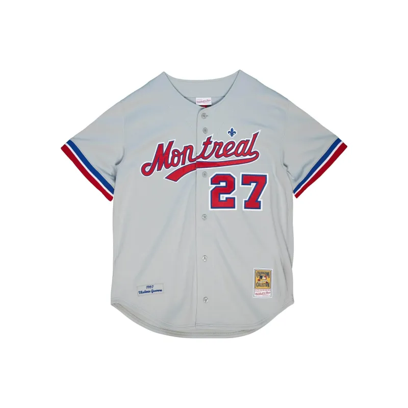 Mitchell Ness Mlb Montreal Expos Cooperstown '/Red' Authentic Jersey-0
