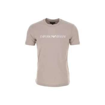 EMPORIO ARMANI Pima-jersey T-shirt With Logo Print
