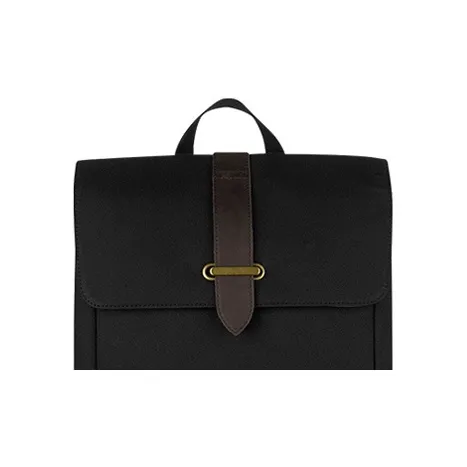 KNOMO Canvas Backpack Regular Unisex Black-4
