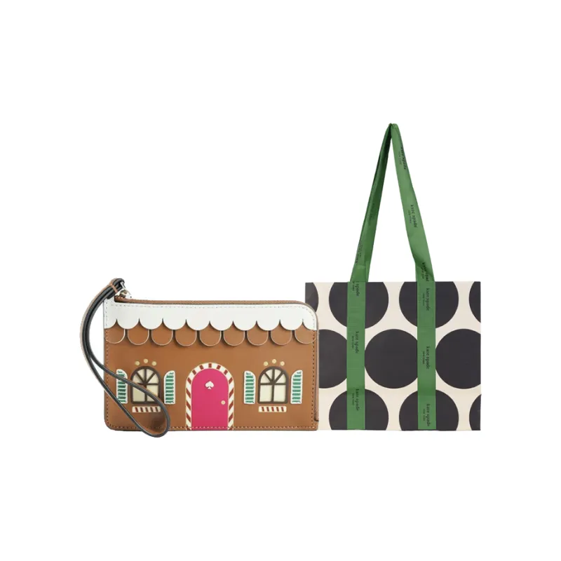 Kate Spade PVC Clutch Women's Brown-4