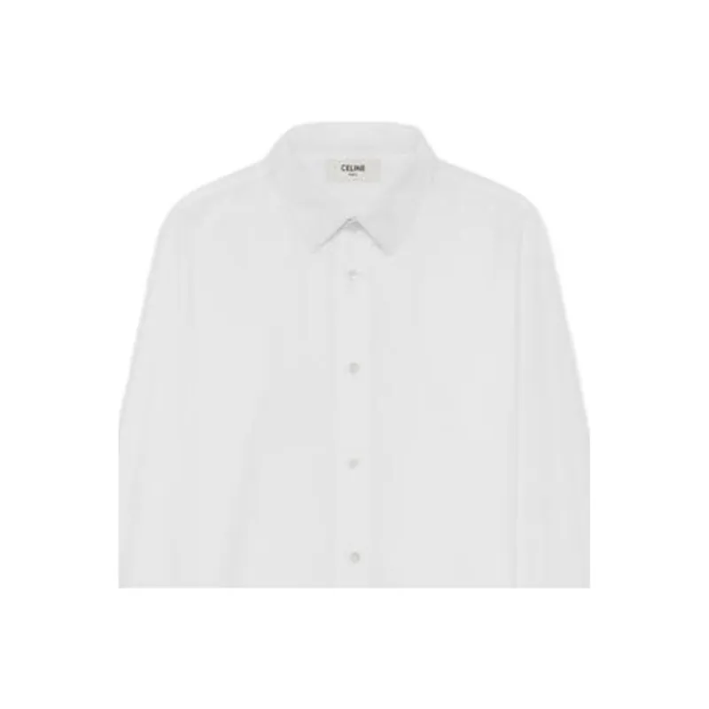 CELINE Shirts Men White-3