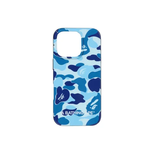 A BATHING APE PU+PC ABC CAMO Camouflage Phone Cases Compatibility With IPhone 16 Pro Trendy And Cool