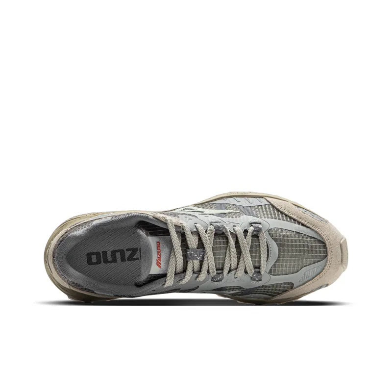 Mizuno Racer ADV Slip Resistant Low Top Running Shoes Unisex Medium Gray-3