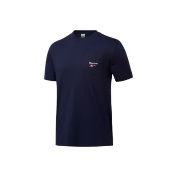 Reebok Set-in Sleeve T-Shirt Unisex Navy Blue