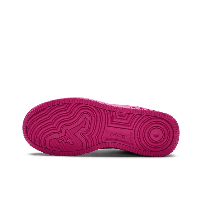 Kappa Anti-Slip Wear-Resistant Low-Top Skateboard Shoes Unisex Cherry Red-5