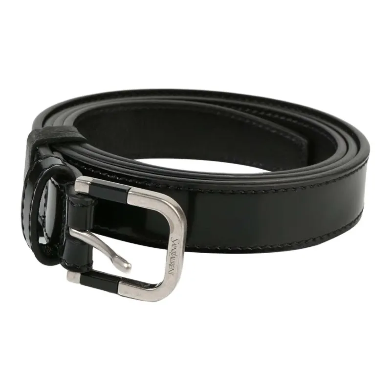 SAINT LAURENT Leather Belt-1