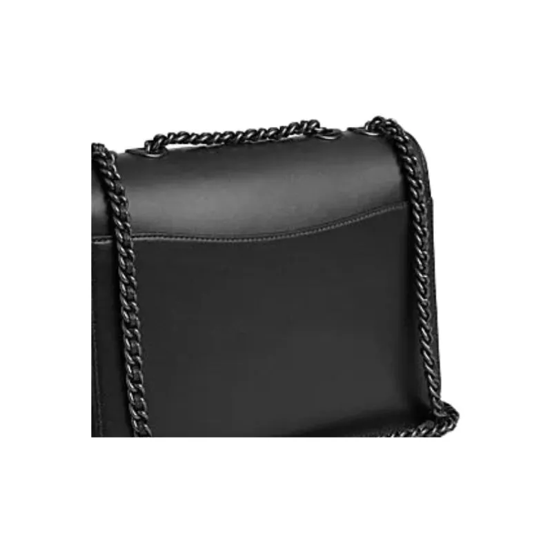 COACH Madison Cow Leather Shoulder Bag Crossbody Bag Women's Charcoal Gray-6