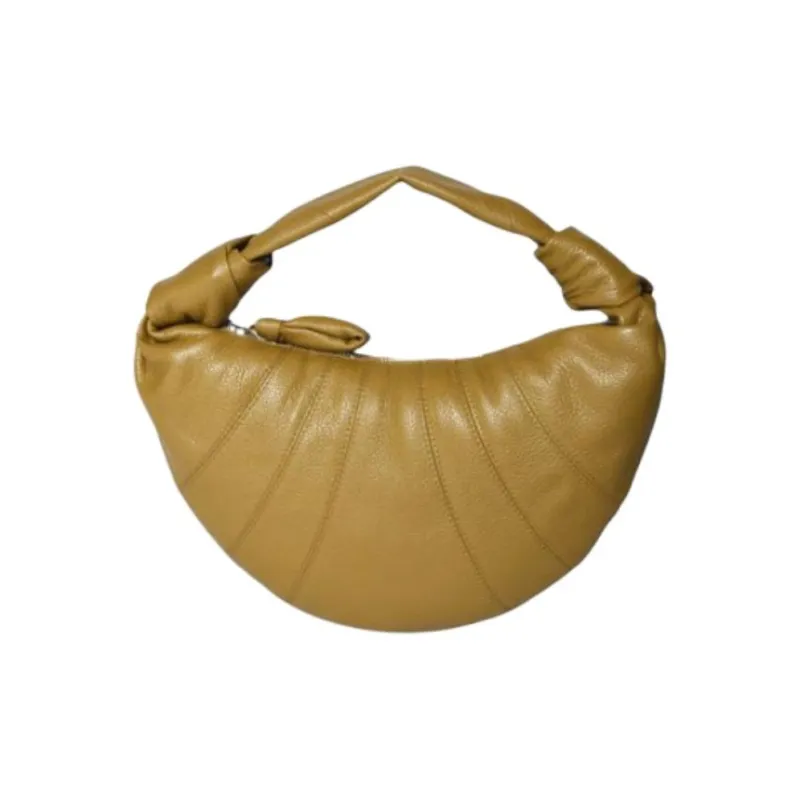 Lemaire Leather Croissant Bag Handbag Women's Brown-0