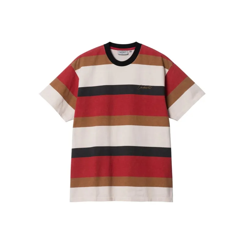 Carhartt WIP SS23 MARINA Series T Shirts Men Red-0