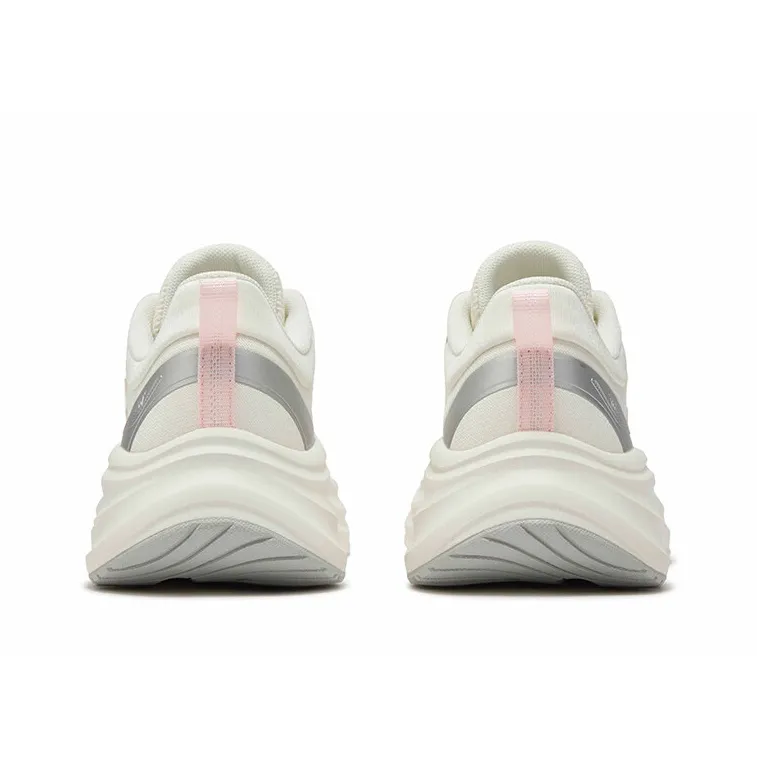 361° Breathable And Slip Resistant Low Top Casual Running Shoes Women's White Silver-3