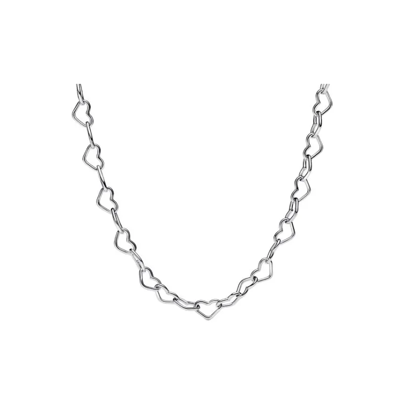 Pandora 925 Sterling Silver Necklaces Unisex Silver-2