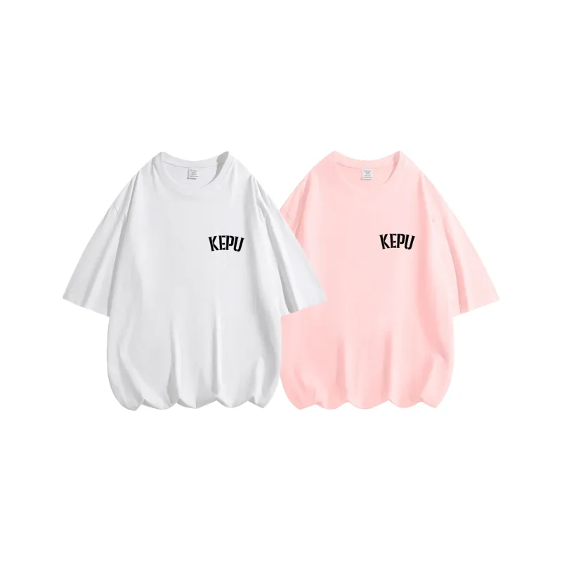 Kepu T Shirt Unisex 2 Pack 2 Pack White+White-6