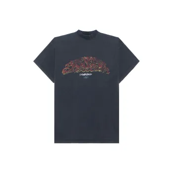 Balenciaga Logo print Cotton T shirt