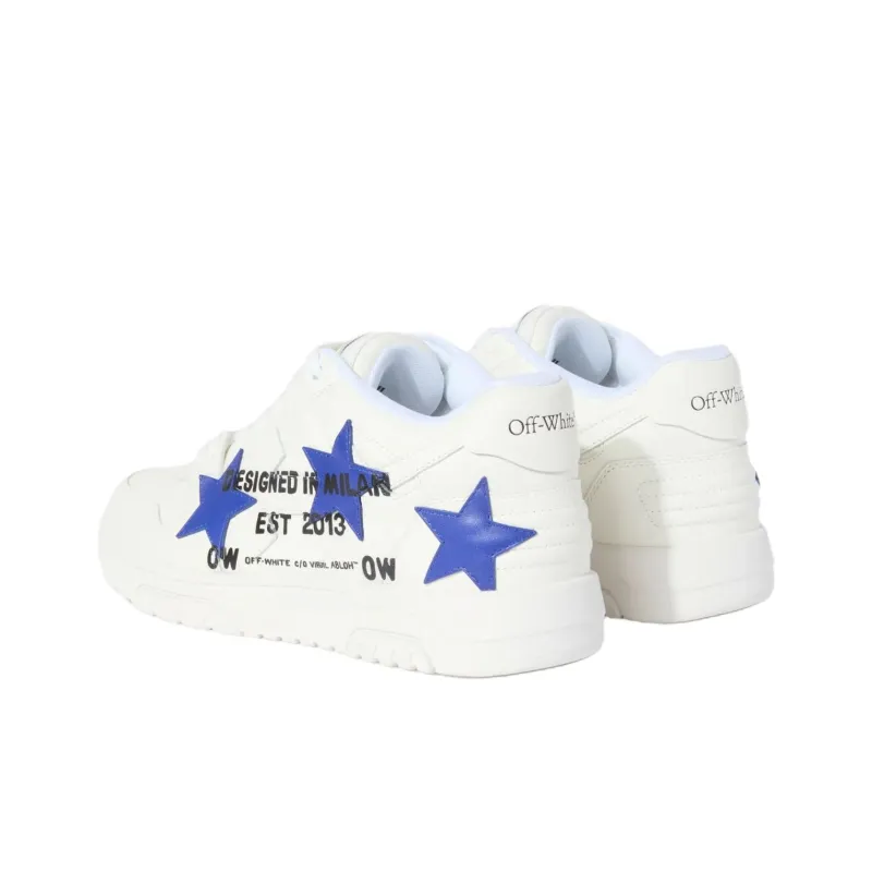 OFF WHITE Out Of Office Low Top Skateboard Shoes Men's Blue White-2