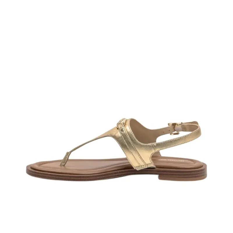 MICHAEL KORS One Strap Sandals Women's Gold-2