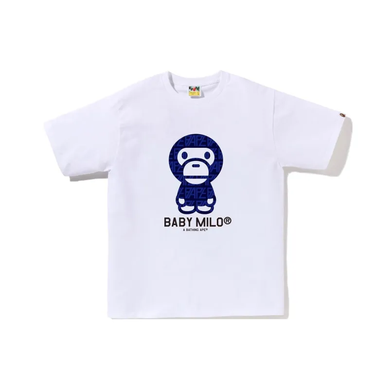 Bape Logo Monogram Baby Milo Tee-5