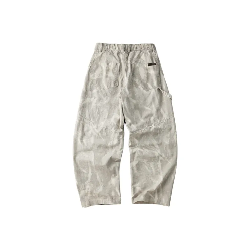 FAIRWHALE Casual Pants Unisex White-1