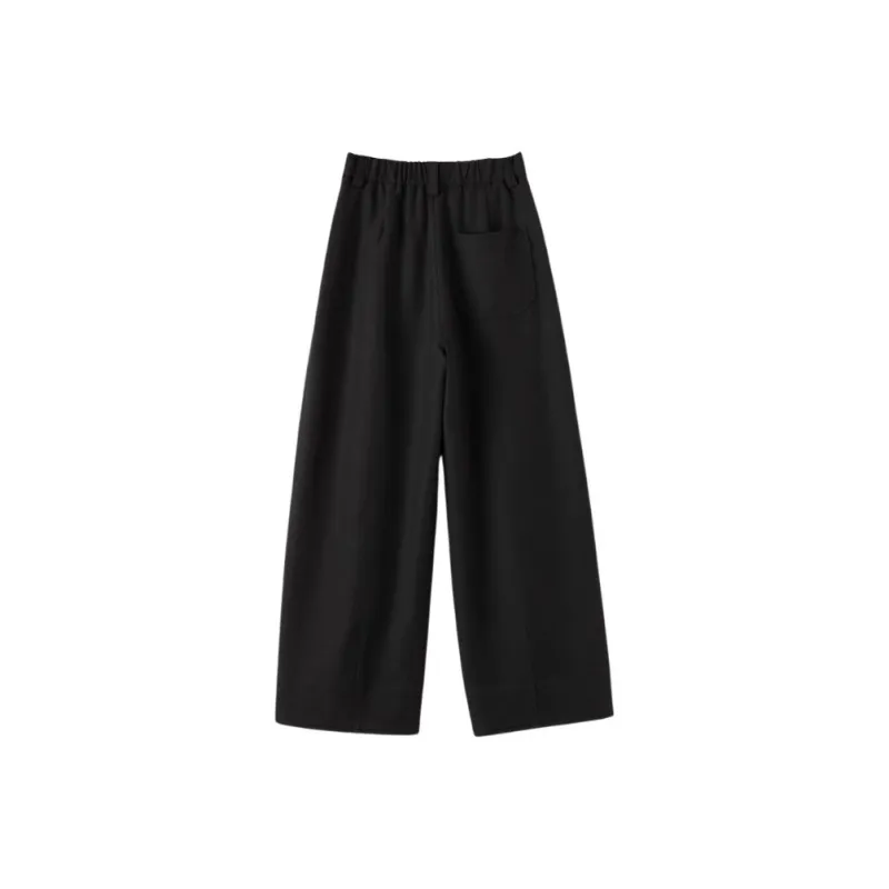 Late White Casual Pants Women's Dark Brown-7