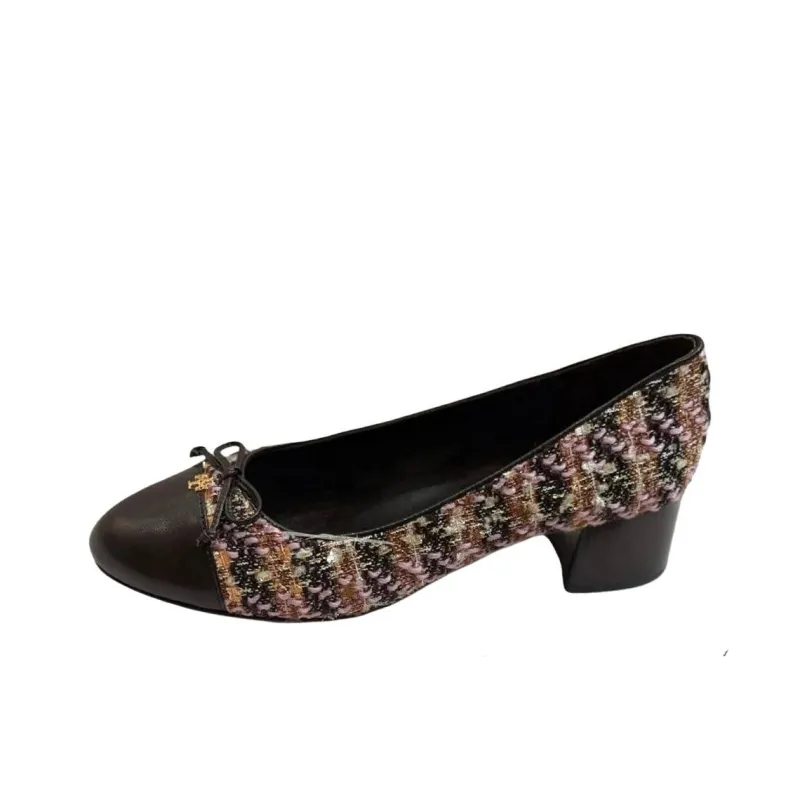 TORY BURCH Chunky Heel High Heels Women's Black-0