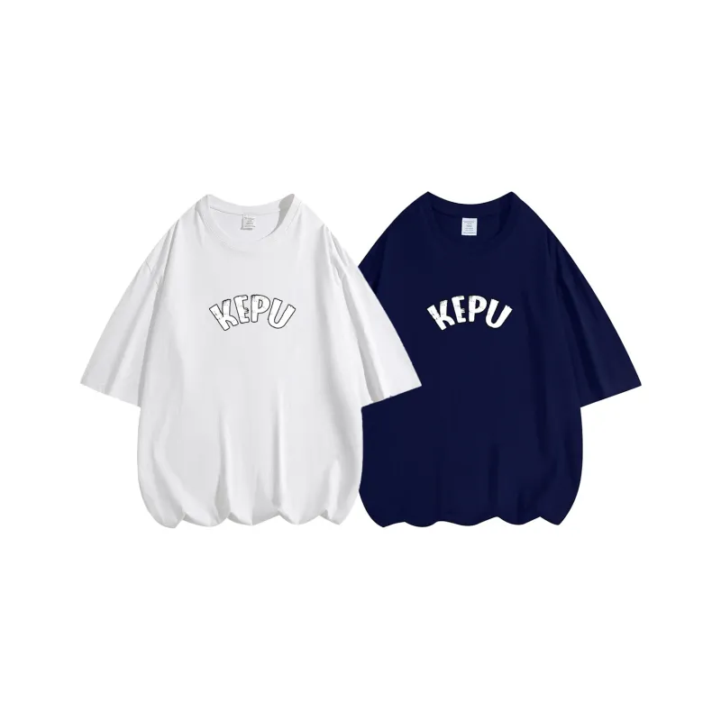 Kepu T Shirt Unisex 2 Pack 2 Pack White+White-4