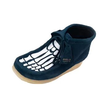 Vandy The Pink x Clarks Originals WALLABEE Ankle Boots Women's Dark Blue