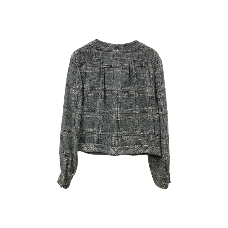 CHANEL Jackets Coats Women's Gray-1