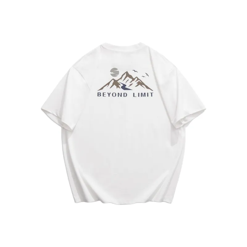 WOOD SOON Summer Sports Crew Neck Basic T Shirt Unisex-11