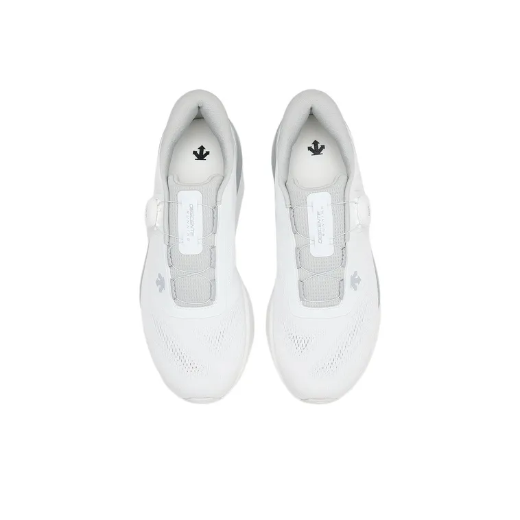DESCENTE Low Top Running Shoes Men's White Gray-2