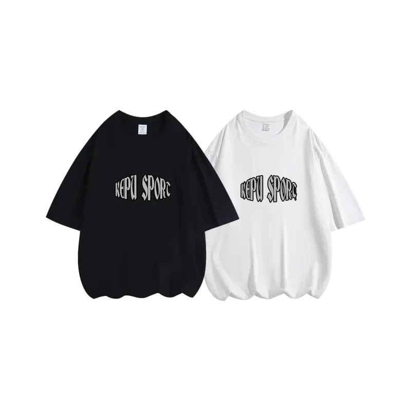 Kepu T Shirt Unisex 2 Pack White+White-10