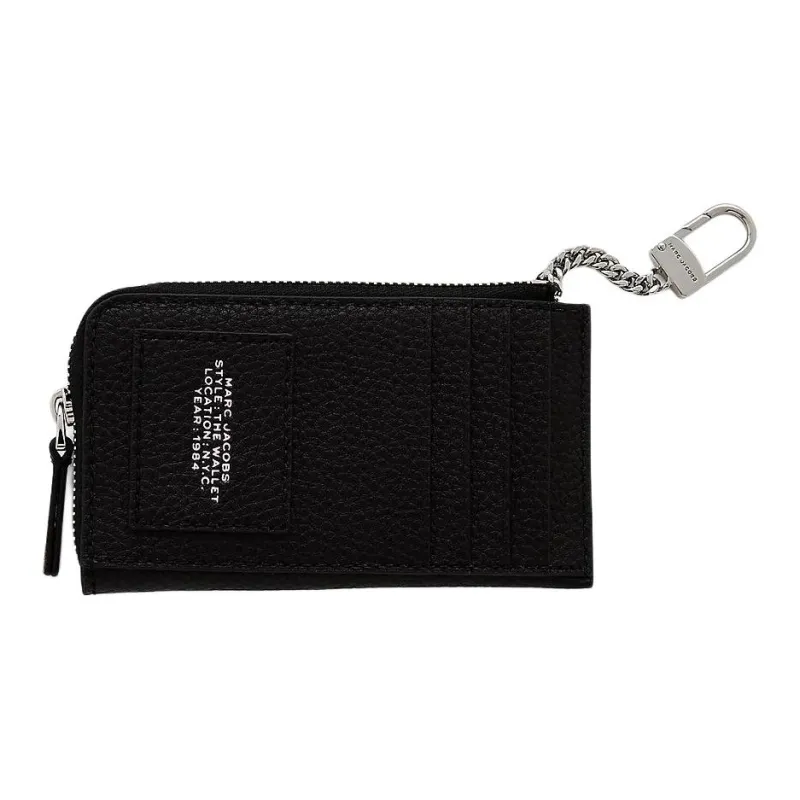 MARC JACOBS Leather Wallet Unisex Black-1
