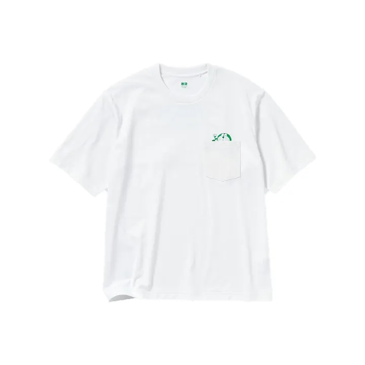 Doraemon X UNIQLO/UNIQLO X Doraemon/Doraemon Co branded Series T Shirts Unisex White-0