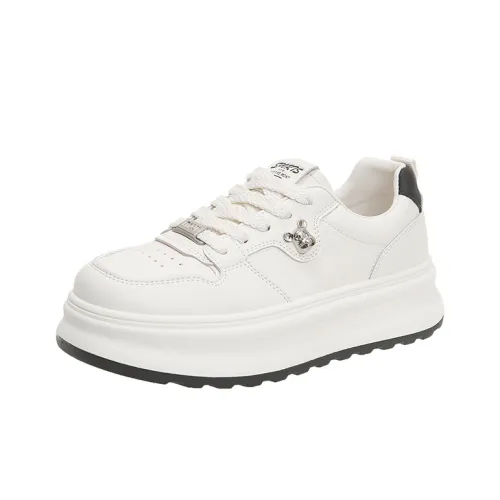 Boogie Bear Height Increasing Low Top Skateboard Shoes Women's