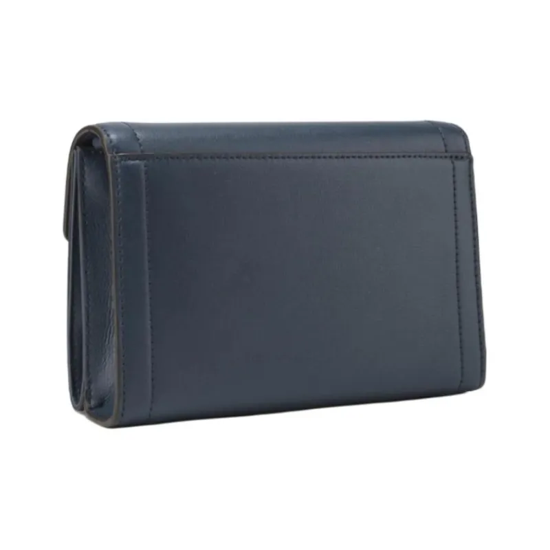 MICHAEL KORS Kinsley Cow Leather Envelope Bag Crossbody Bags Medium Size Women's Marine Blue-2