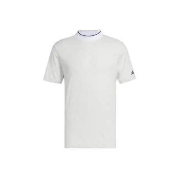 Adidas Free Shipping With AdiClub Adi Jacquard Mock Polo Shirt