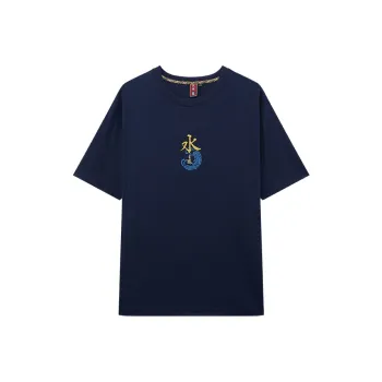 ONIARAI T Shirts Men Navy Blue